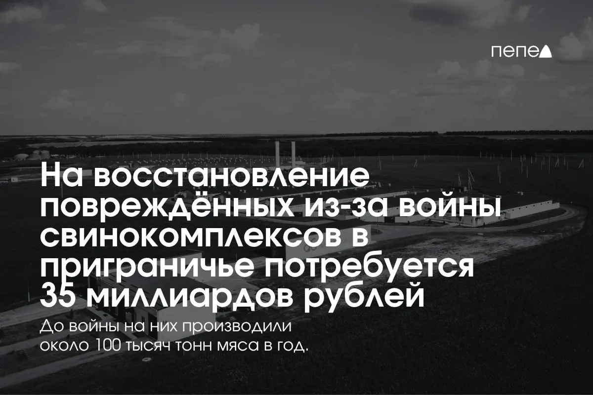 Реализация мер безопасности и ремонт пострадавших ферм требуют значительных вложений в приграничных регионах.